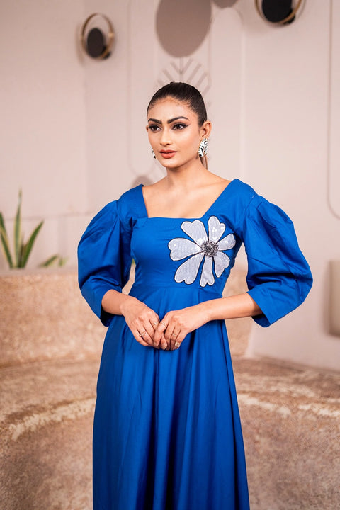Blossoming Blue